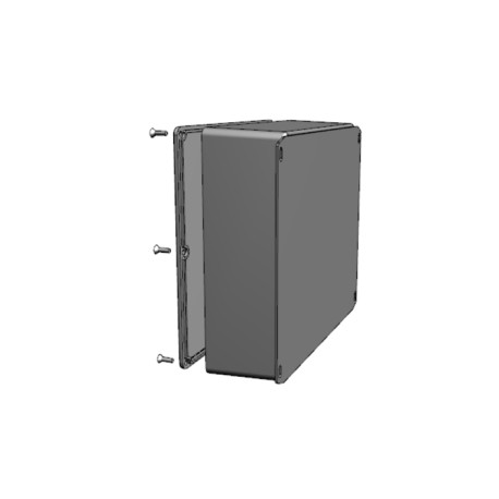 1590WFFBK, Hammond diecast aluminium enclosures, IP65, 1590W series