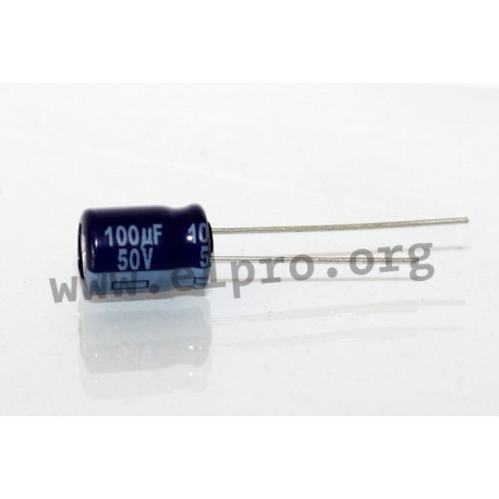 ECA1CM221B, Pansonic electrolytic capacitors, radial, 85°C, low ESR, ECA_M series