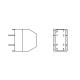 45V20S 127UH 1A, Radiohm current-compensated chokes, open mount, vertical, 45V series 45V20S 127µH 1A 45V20S 127UH 1A