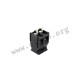 AKZ350/2-5.08-V-P3.5-BK-HT, PTR terminal blocks, pitch 5,08mm, 17,5A, screw-cage clamp principle, AKZ350 series AKZ350/2-5.08-V-P3.5-BK-HT