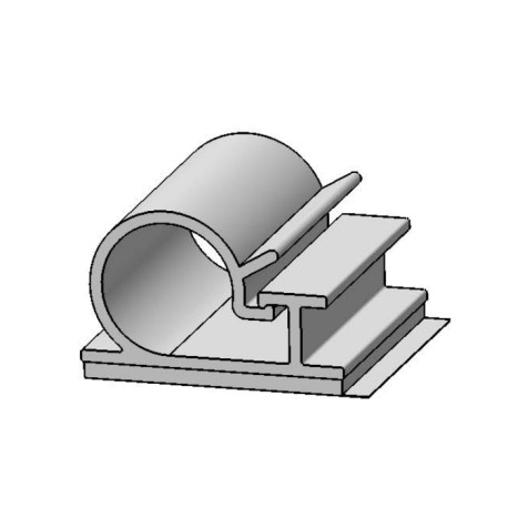 KKL-8A5-RT, Essentra Kabelschellen, selbstklebend, für Rundkabel, KKL und 460 Serie