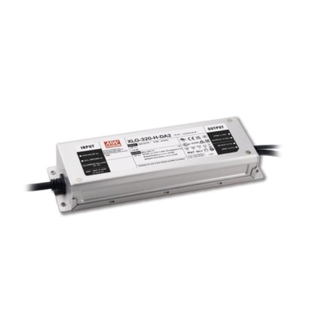 XLG-320-L-DA2-A, Mean Well LED-Schaltnetzteile, 320W, IP67, Konstantleistung, dimmbar, Hilfsausgang, DALI 2.0-Schnittstelle, XLG