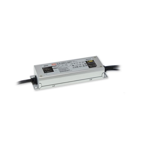 XLG-200-H-DA2-A, Mean Well LED-Schaltnetzteile, 200W, IP67, Konstantleistung, dimmbar, Hilfsausgang, DALI 2.0-Schnittstelle, XLG