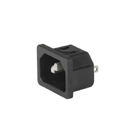 3-144-638, Schurter IEC appliance inlets, 70°C, snap-in, 6100-4 series