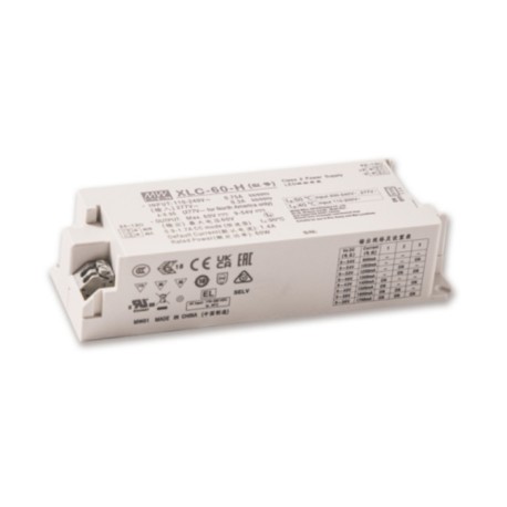 XLC-60-H-N, Mean Well LED-Schaltnetzteile, 60W, Konstantleistung, einstellbar, XLC-60 Serie