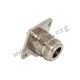 , N connectors, flange, 50 ohm wave impedance N 512