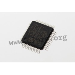 STM32F101CBT6, STMicroelectronics 32-Bit flash microcontrollers, ARM-Cortex-M3, STM32F series