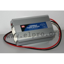 A301-1K0-F3, Mean Well DC/AC converters, 1000W, modified sine wave, A301-1K0 series