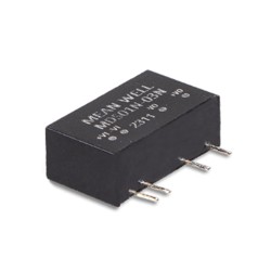 MDS01L-03N, Mean Well DC/DC converters, 1W, SIP/SIL7 housing, for medical technology, MDS01-N series