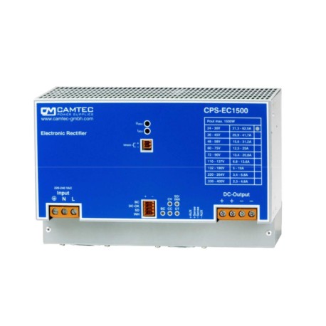 CPS-EC1500.024(R2), Camtec Batterielademodule, 1500W, IP20, DIN-Schienenmontage, CPS-EC1500(R2) Serie