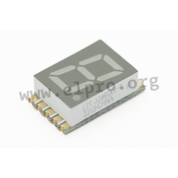 LTS4812SKR-P, LiteOn 7-Segment-SMD-LED-Anzeigen, 7,62mm/10mm Ziffernhöhe, 1-stellig, LTS-3386 und LTS4812 Serien