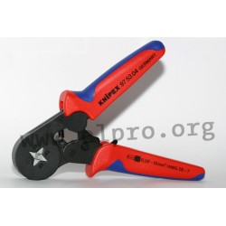 97 53 09, Knipex crimping pliers, for end sleeves, 97 series