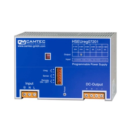 HSEUREG07201.090(R2), Camtec switching power supplies, DIN rail mounting, 720W, HSEUREG07201(R2) series