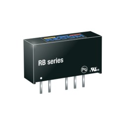 RB-0515D/P, Recom DC/DC converters, 1W, SIP7 housing, for medical technology, RB series