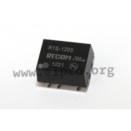 R1S-3.33.3, Recom DC/DC-Wandler, 1W, SO-Gehäuse, R1S und R1D Serie