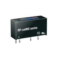 RP-0506S, Recom DC/DC converters, 1W, SIP/SIL7 housing, for GaN application, RP-xx06S series