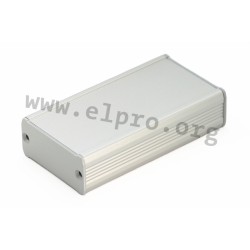 TUF 105 52 160 ME, Fischer tube enclosures, natural-coloured or black anodised, TUF series