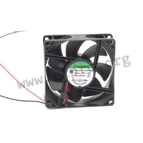 EF80251B1-1000U-A99, Sunon fans, 80x80x25mm, 12V DC, EE/EF/MF/HA/GF/PF series