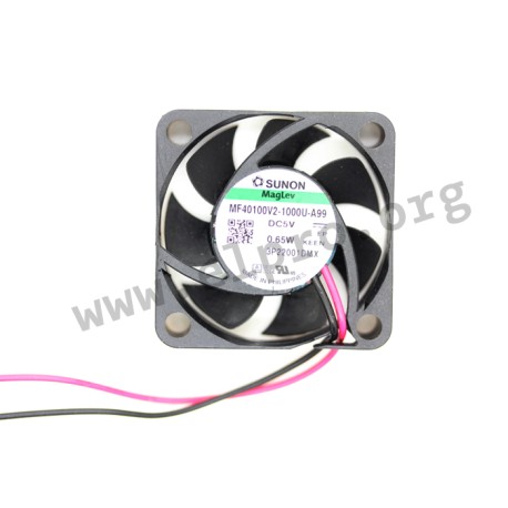 MF40100V2-1000U-A99, Sunon fans, 40x40x10mm, 5V DC, EE and MF series