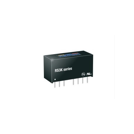 RS3K-0505D/H3, Recom DC/DC converters, 3W, SIL8 housing, RS3K-Z series