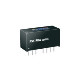 RSK-2405SRUW/H3, Recom DC/DC converters, 2W, SIL8 housing, RSK-RUW series