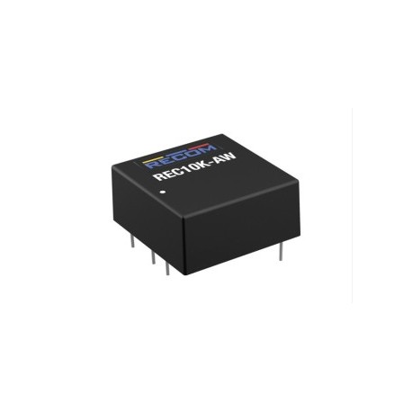 REC10K-2412DAW/H2, Recom DC/DC converters, 10W, 1"x1" housing, REC10K-AW series