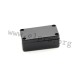 1551WHBK, Hammond small enclosures, polycarbonate, IP68, 1551W series 1551WHBK