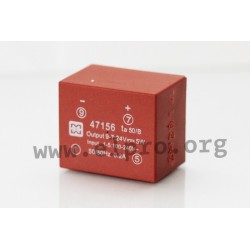 47122, Myrra AC/DC converters, 2,5 to 60W, PCB, 4700 series