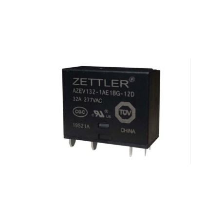 AZEV132-1AE1BG-48D, Zettler PCB relays, 32A, 1 normally closed and 1 normally open contact, for e-mobility, AZEV132 series