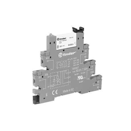 38.51.8.240.5060, Finder switching relays, 6A, 1 changeover contact, 38 series