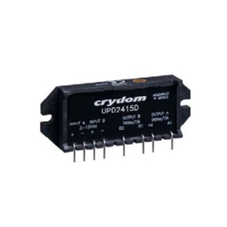 UPD2415D, Sensata/Crydom electronic solid state relais for switching voltage, thyristor output, UPD24_ series