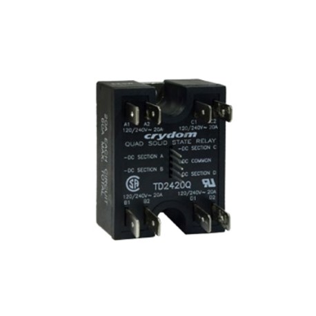 TD2420Q, Sensata/Crydom electronic solid state relais for switching voltage, thyristor output, TD2420Q_ series