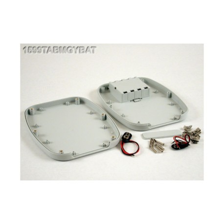 1599TABSGY, Hammond small enclosures, ABS, IP54, for tablets, flame-retardant, 1599TAB Serie