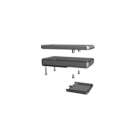 RH3011BK, Hammond small enclosures, ABS, flame-retardant, recessed top, RH series