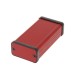 1455N1201RD, Hammond diecast extruded aluminium enclosures, with aluminium end panels, 1455 series 1455N1201RD