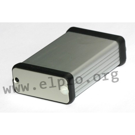 1455J1601, Hammond diecast extruded aluminium enclosures, with aluminium end panels, 1455 series