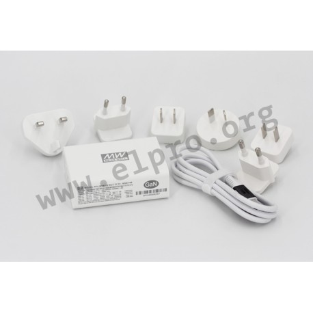 NGE100, Mean Well Stecker-Schaltnetzteile, 100W, vier Spannungen, Energieeffizienz Level VI, NGE100 Serie