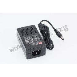 GST18A05-P1J, Mean Well external switching power supplies, 18W, energy efficiency Level VI, GST18A series