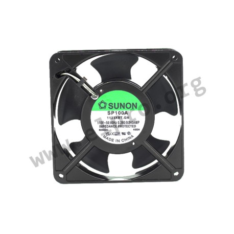 SP100A-1123XBT.GN, Sunon fans, 120x120x38mm, 115V AC, SP series