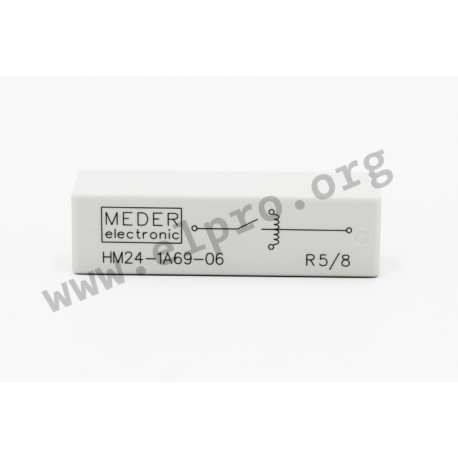 HM12-1A69-20-6, Standex Meder reed relays, 3A, HM series