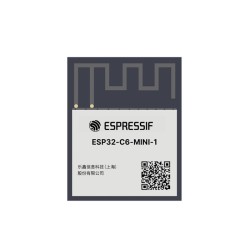 ESP32-C6-MINI-1U-H4, Espressif WiFi modules, 802.11 b/g/n, bluetooth, ESP series