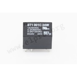 ST1001C12W, NF PCB relays, 1A, contact: 1x normally open contact, ST1 series 