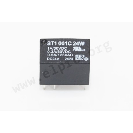 ST1001C12W, NF PCB relays, 1A, contact: 1x normally open contact, ST1 series 