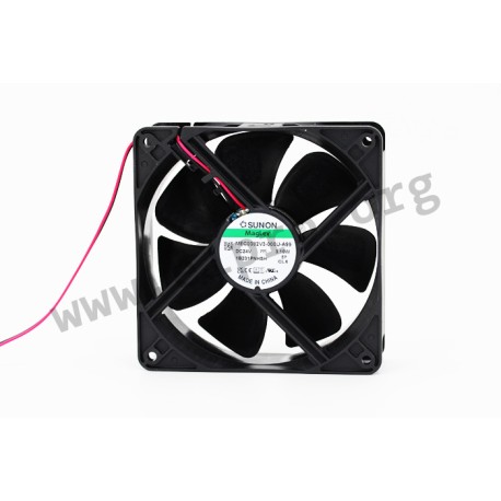 MEC0382V3-000U-A99, Sunon fans, 120x120x38mm, 24V DC, EEC/MEC/PMD/LFF series