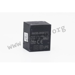 RAC05-3.3SK/277, Recom AC/DC converters, 5W, PCB, RAC05-K/277 series