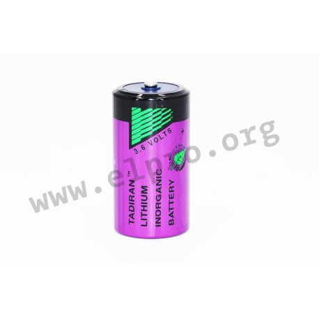 SL-2790S, Tadiran lithium thionyl chloride batteries, 3,6V, SL-700 and SL-2700 series