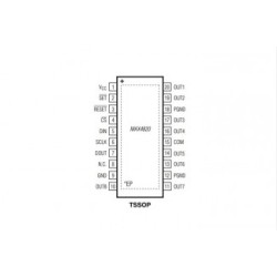 MAX4820EUP+, Maxim lamp/relay/motor driver circuits, MAX4820 series