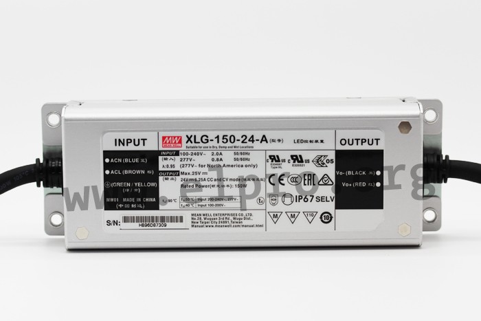 Mean Well Led Drivers W Ip Cv And Cc Mixed Mode Constant