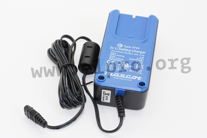 Mascot battery chargers, for Li-ion batteries, 3743 LI series - elpro ...