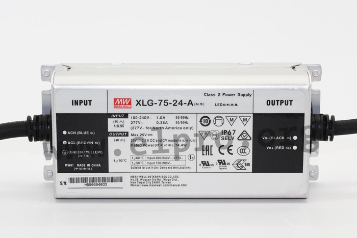 Mean Well Led Drivers W Ip Cv And Cc Mixed Mode Constant